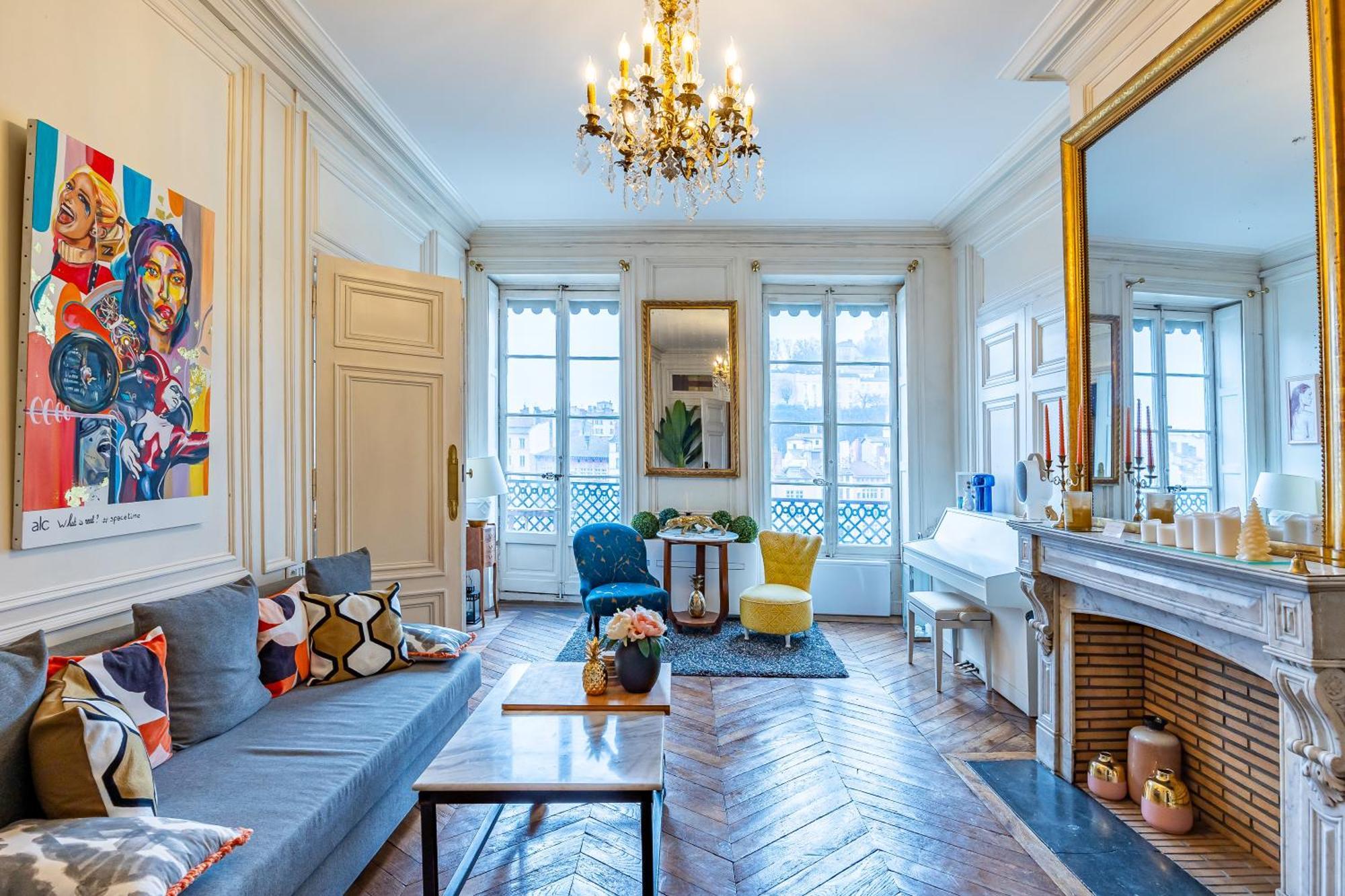 Appartement Haussmannien D'Artiste, Exception, Quai De Saone Balcon+Parking Lyon Luaran gambar
