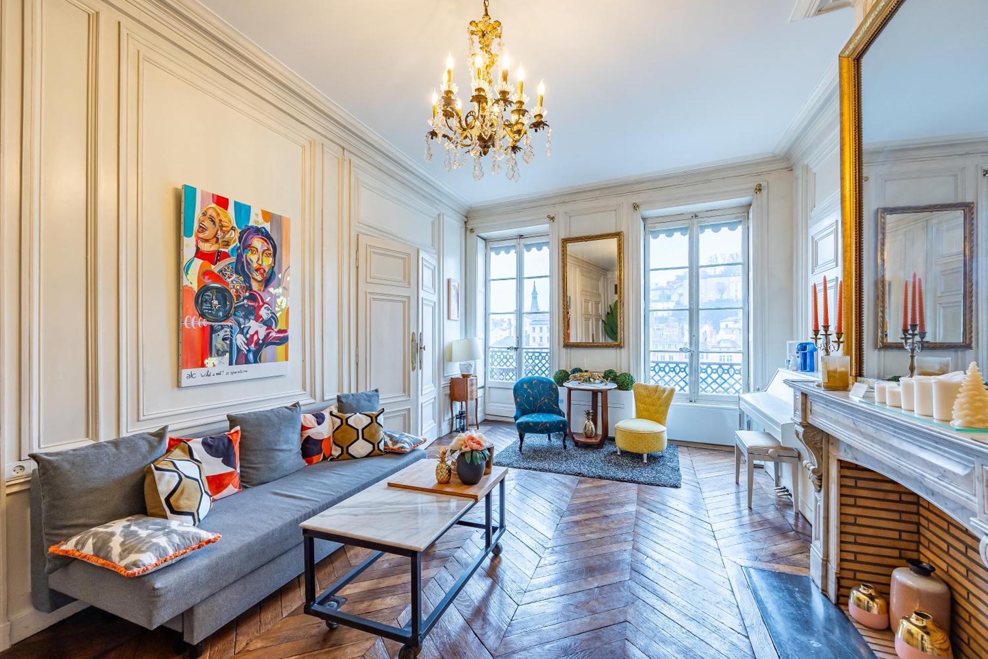 Appartement Haussmannien D'Artiste, Exception, Quai De Saone Balcon+Parking Lyon Luaran gambar